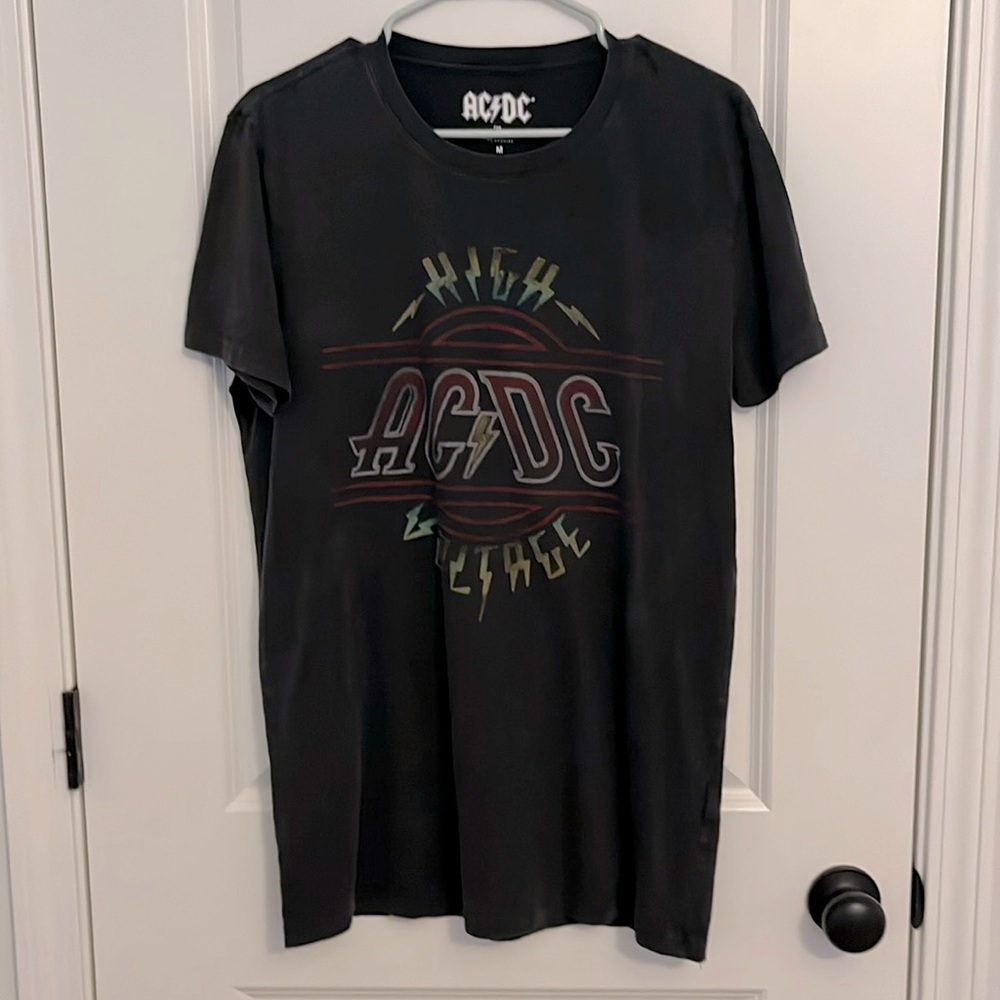 Lucky Brand AC/DC black graphic Tee